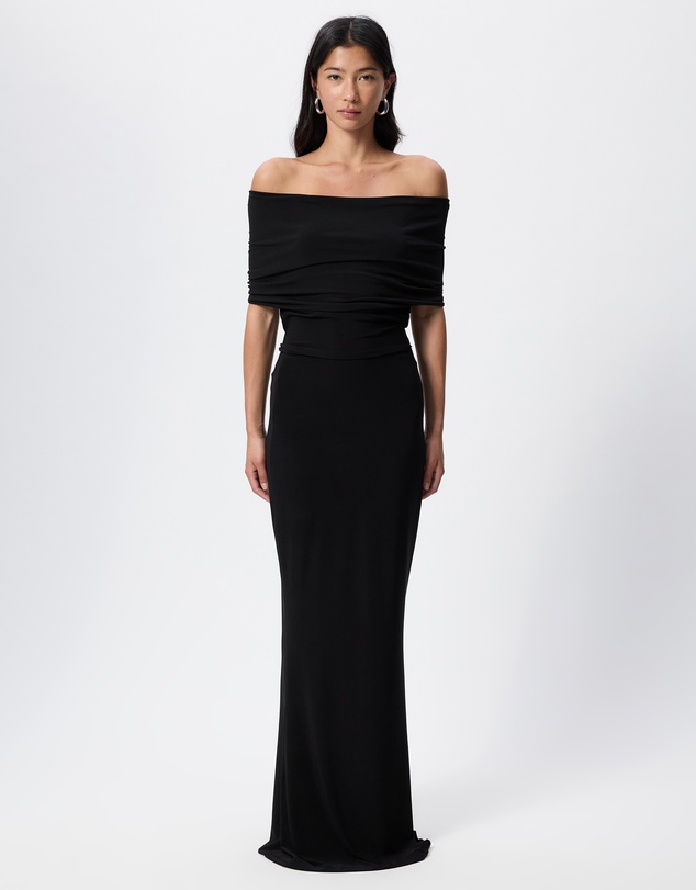 Norma Kamali - Sleeveless Cowl Neck Hooded Bodysuit