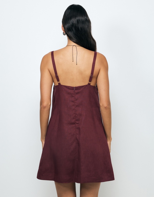 AERE - Haisley Linen Mini Dress