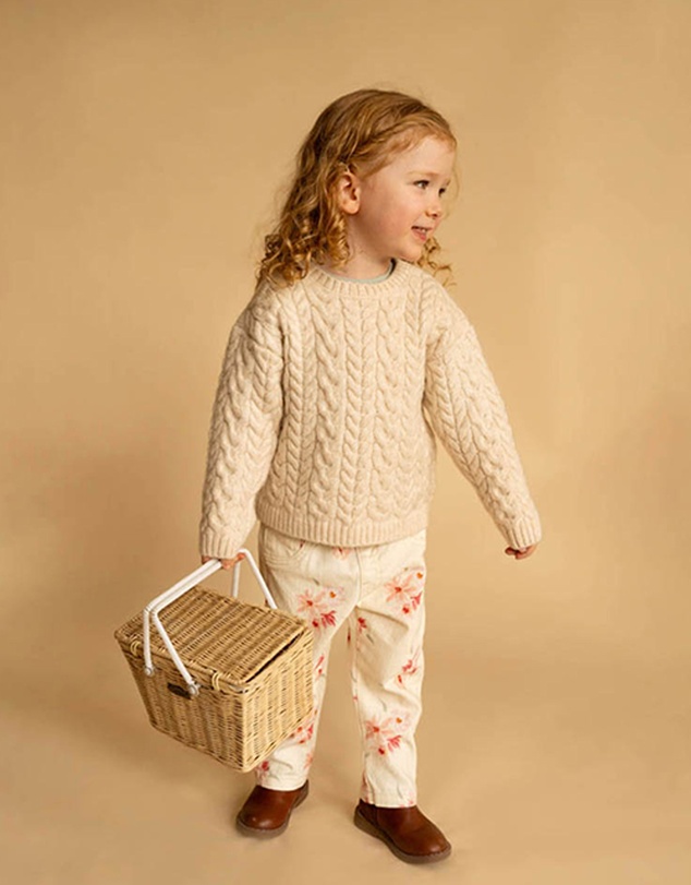Bebe by Minihaha - Emmy Cable Knit Jumper - Babies