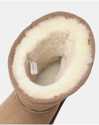 EVERAU - EverAU Ugg Short Classic Double Faced Sheepskin Upper UGG Boots