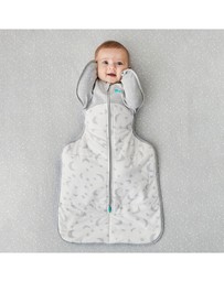 Love to Dream - Swaddle Up 3.5 TOG Quilted Stretch Cotton Moonlight in White