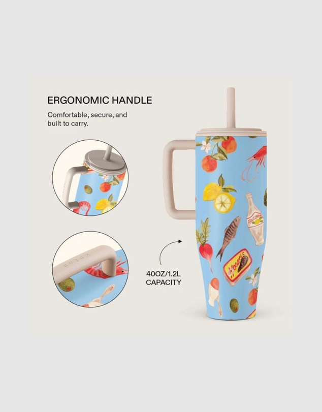 Burga - Burga Leakproof Tumbler 1.2L Insulated Al Fresco