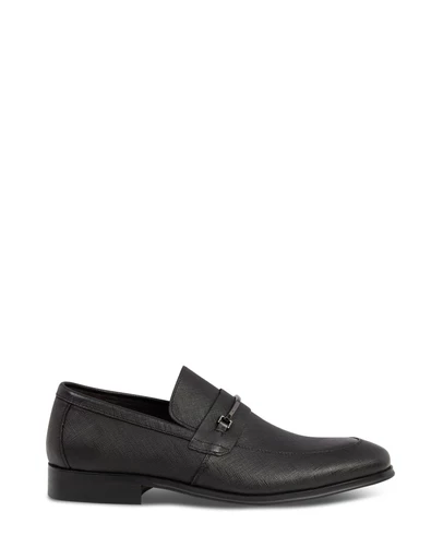 yd. - Riccardo Textured Leather Loafer
