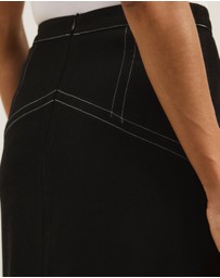 Atmos&Here - Mia Contrast Stitch Maxi Skirt