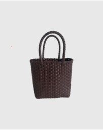 Mimmi Terra - Woven Micro Tote Cioccolato