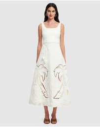 LEO LIN - Serafina Applique Maxi Dress