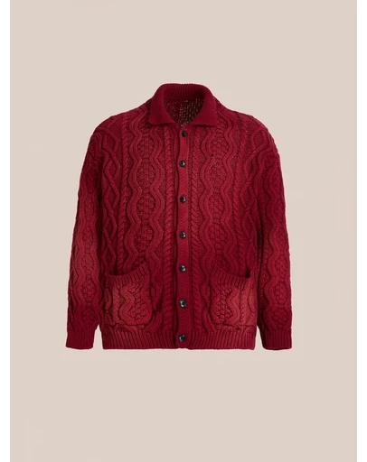 Found - Cable Knit Cardigan