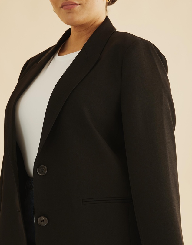 Atmos&Here Curvy - Mika Longline Blazer Coat