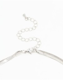 Lovisa - Waterproof Stainless Steel Chain Layered Necklace