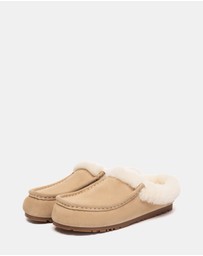 EVERAU - EverAU Ugg Creago Cow Suede Upper Loafer Oxfords Flats