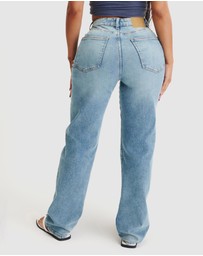 Cotton On - Curvy Stretch Straight Jeans