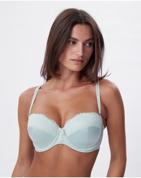 Bras N Things - Simone Lightly Lined Balconette Bra - Light Green