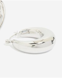 Lovisa - Waterproof Stainless Steel Small Chunky Huggie Earrings