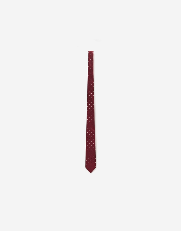 Calibre - Silk Polkadot Tie Burgundy Combo
