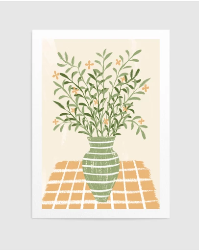 Olive et Oriel - Cozy Home by Martina Art Print
