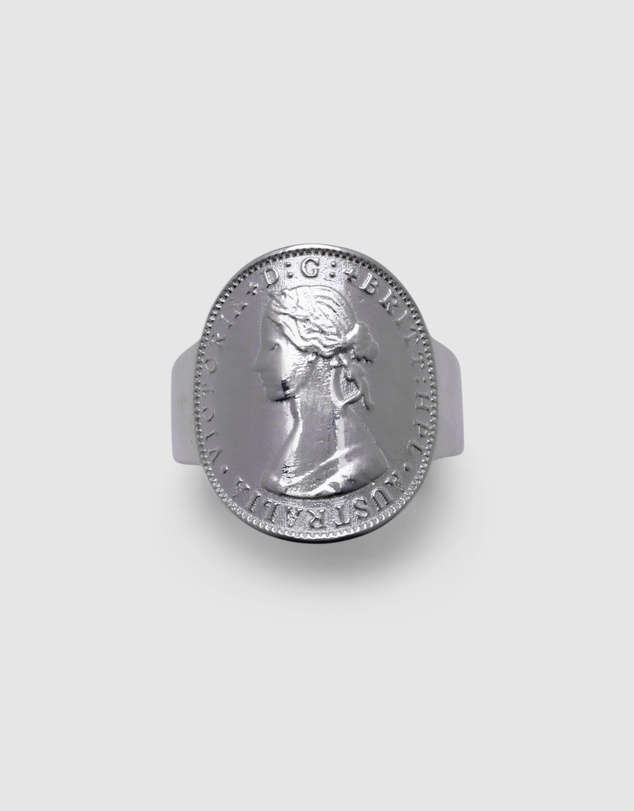 Von Treskow - Small Curved Coin Ring