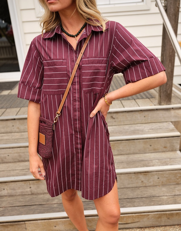Ceres Life - Sara Mini Shirt Dress