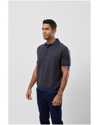 Brooksfield - Stripe Knitted Polo