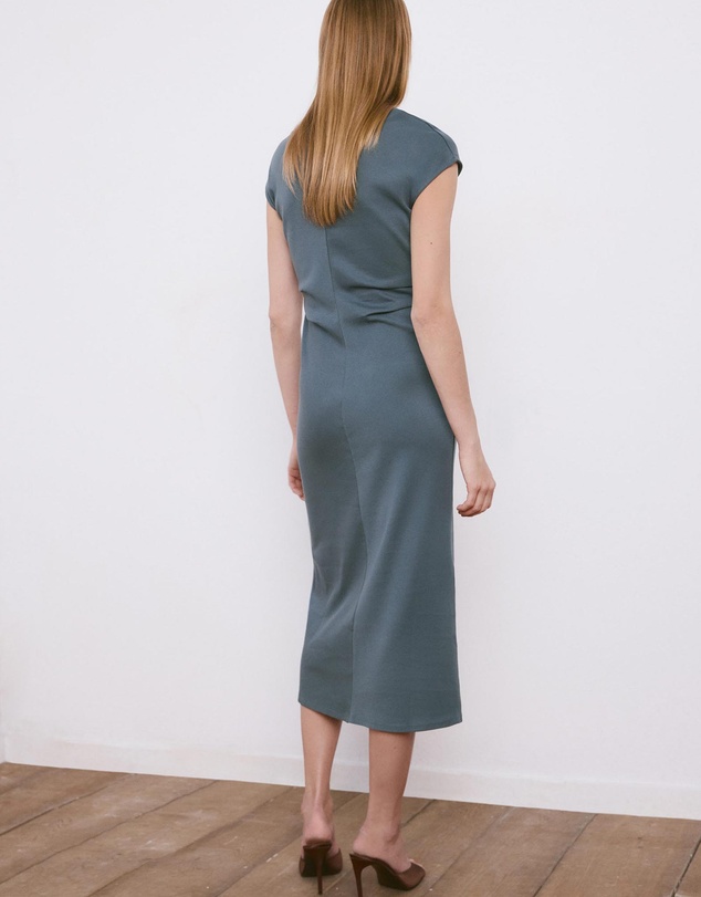 M.N.G - Midi-Dress With Draped Detail