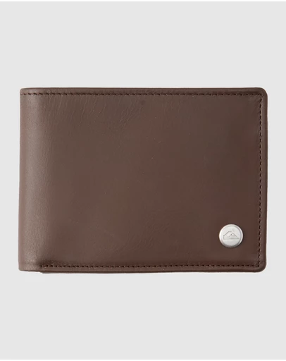 Quiksilver - Mens Mac Tri Fold Leather Wallet