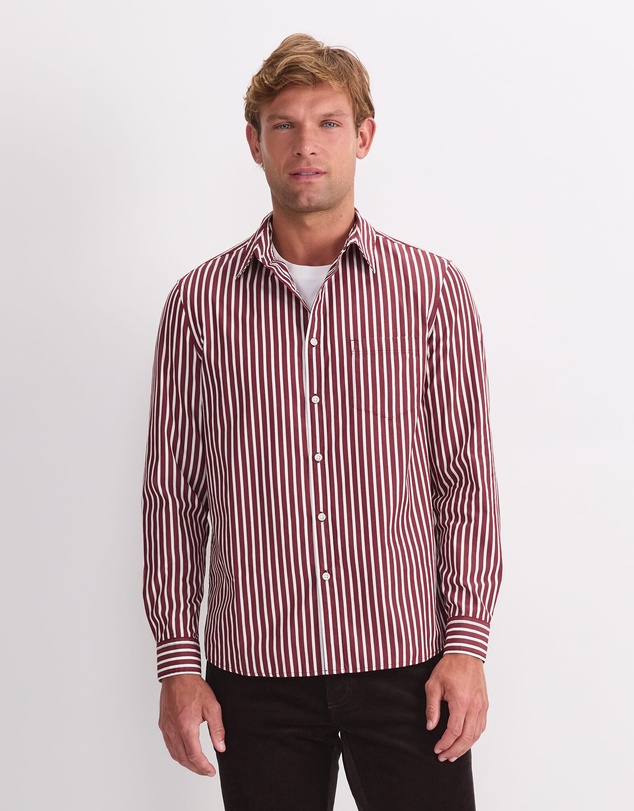 Sportscraft - Ryan Stripe Long Sleeve Shirt