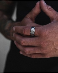 Haze & Glory - ICONIC EXCLUSIVE - Ring Band El Tigre Small in 925 Sterling Silver