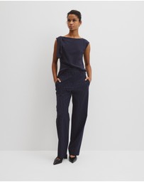 Country Road - Silk Tie Shoulder Top
