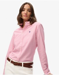 Superdry - Slim Oxford Long Sleeve Shirt