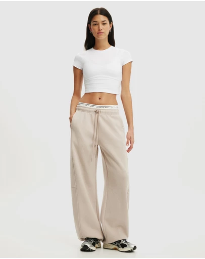 Cotton On Body Active - Plush Adjustable Hem Sweatpants