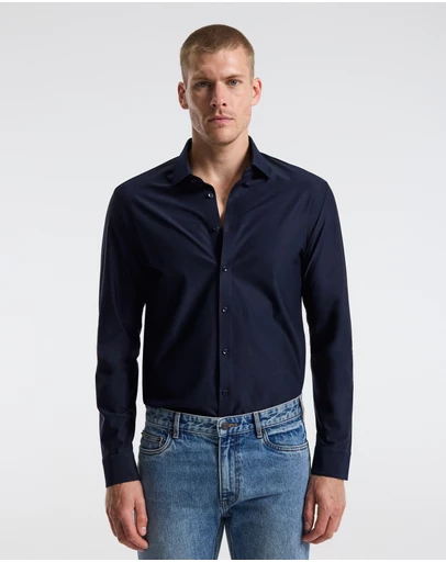 Calibre - Precision Stretch Twill Shirt Navy