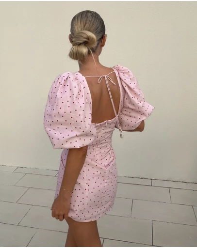 KIVARI - Sia Bubble Sleeve Mini Dress