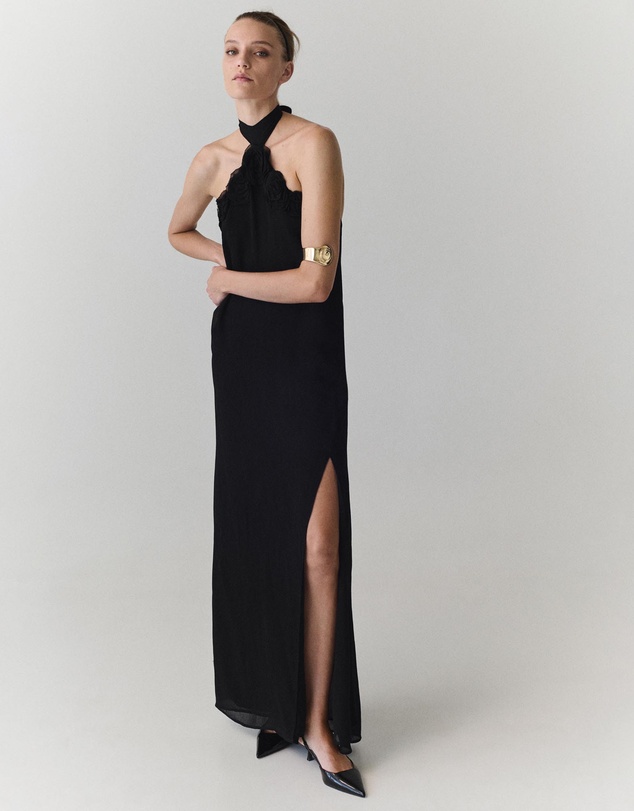 M.N.G - Chiffon Halter Dress