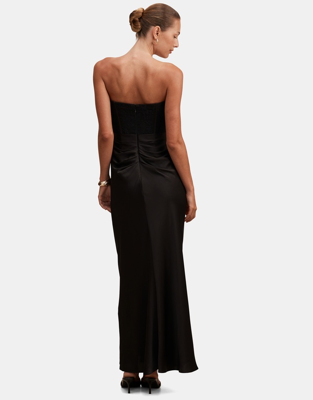 Forever New - Ivy Lace Corset Drape Maxi Dress