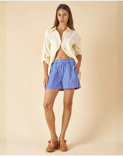 CAMIXA - Shoshana Striped Shorts