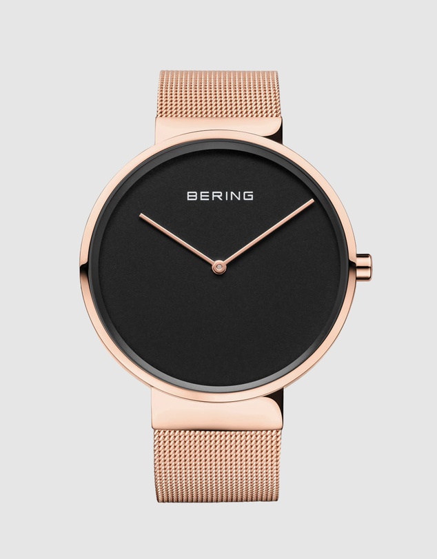 Bering - Classic 39mm Rose Gold Watch