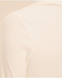 AERE - Tess Button Through Top