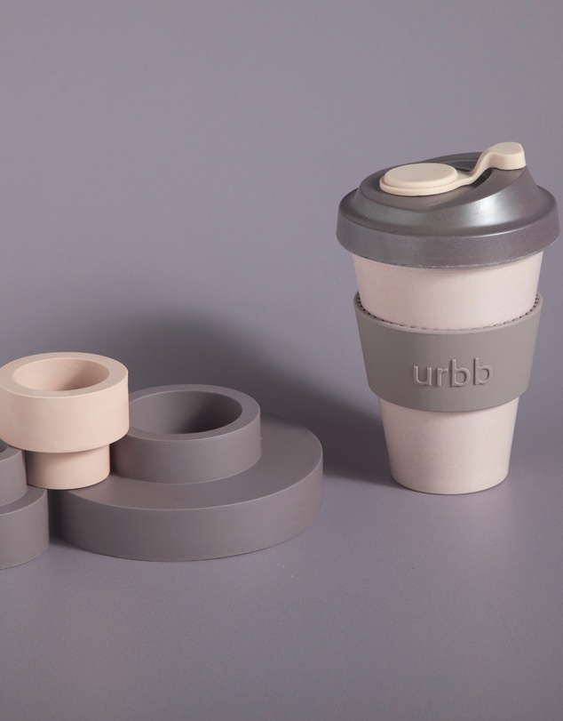 porter green - urbb | biodegradable bamboo coffee cup