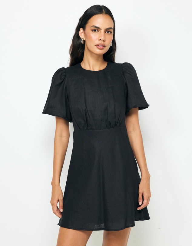 AERE - Elowen Linen Mini Dress