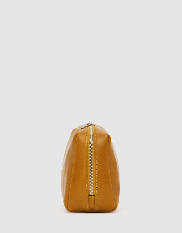 Republic of Florence - The Otto Yellow Leather Dopp Kit