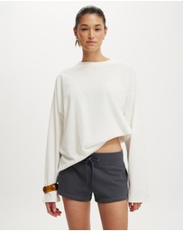 Cotton On - Wide Band Micro Sweatshorts