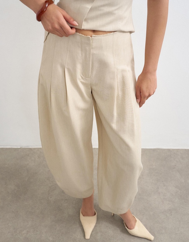 TOPSHOP - Sina Barrel Leg Trousers