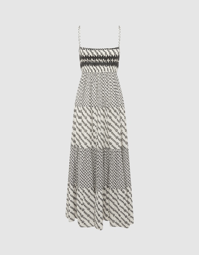 BOTEH - Levante Shirred Maxi Dress