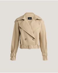 SABA - Lana Cropped Cotton Trench