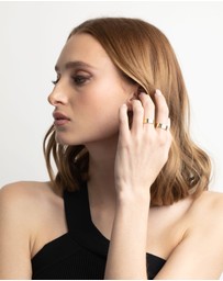 Lovisa - Gold Plated Cigar Band Ring