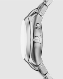 Fossil - Archival Big Tic Silver Tone Analogue-Digital Watch