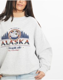 Vintage by The Real Deal - Pre Loved - Vintage Carnival Alaska Turtle Neck Sweatshirt