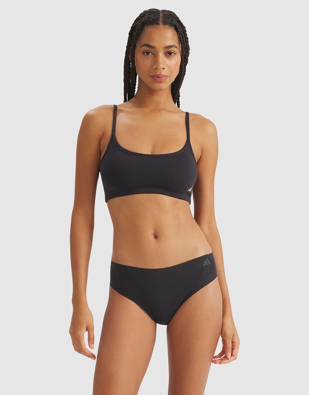 adidas Sportswear - 3 Pack Active Micro Flex High Waist Thong Underwear