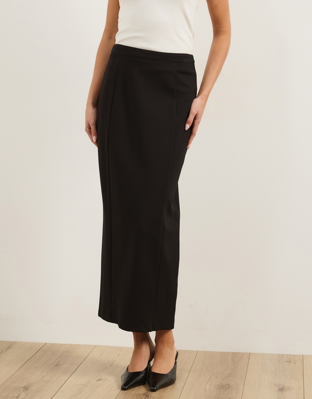 Atmos&Here - Ponte Pencil Maxi Skirt