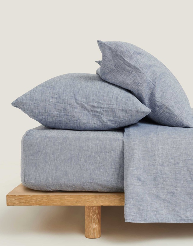 Carlotta + Gee - 100% Linen Fitted Sheet