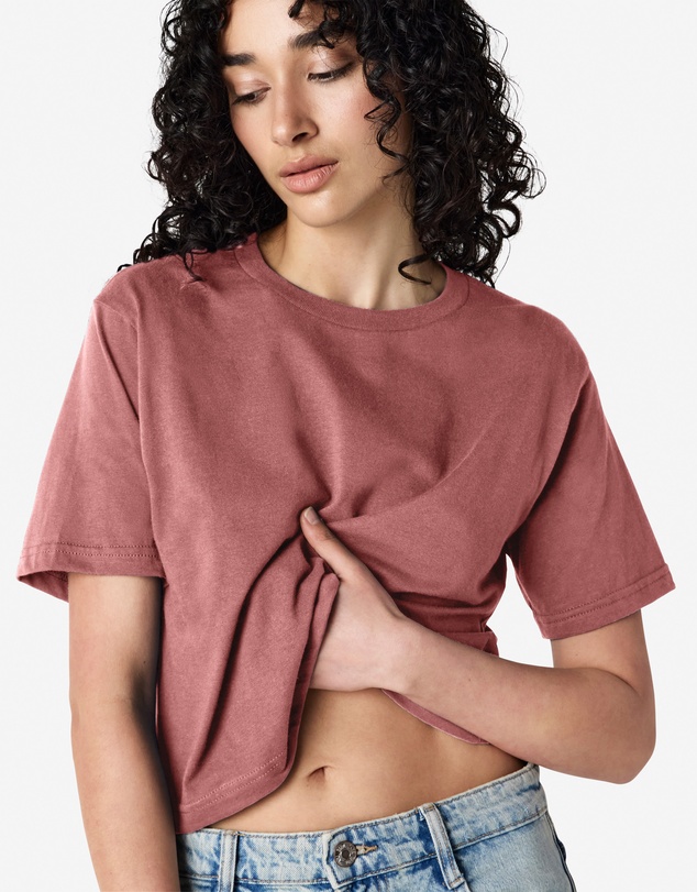 American Apparel - Women's Fine Jersey Boxy T-Shirt